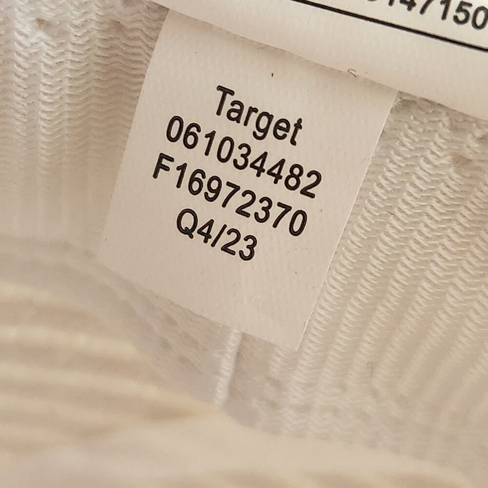 NWOT Shade & Shore White Target Straw Hat Paper Wide Brim Beach Sun Summer - Picture 8 of 10